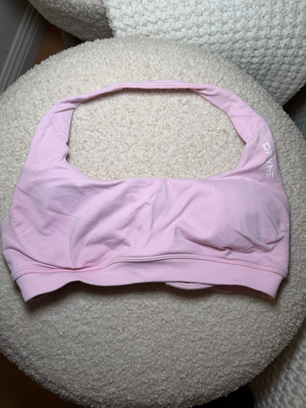 DFYNE Light Rose Pink Impact Bra